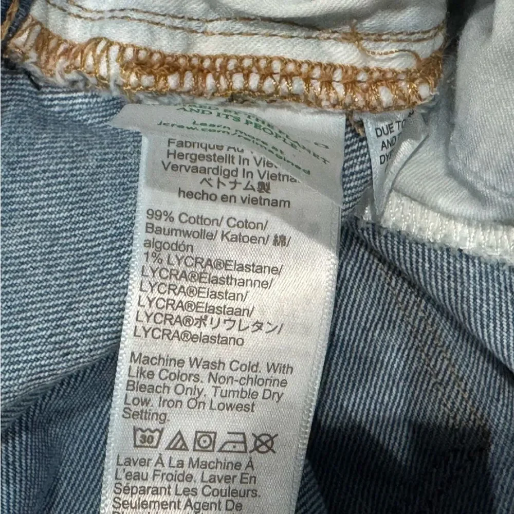 J Crew Relaxed Boyfriend Jeans Wide Leg Women’s 31